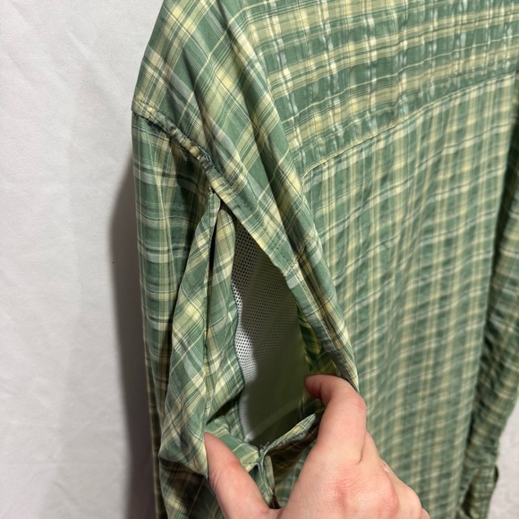 ExOfficio Plaid Button Down Ventilated Outdoor Shirt 2XL Long Sleeve Lightweight - Picture 10 of 16